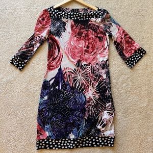 Ali Ro Sheath Floral Dress Size 8